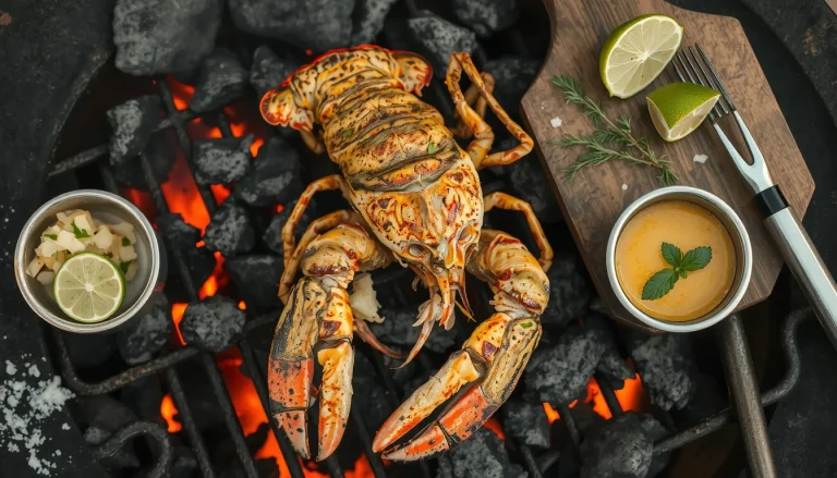 Langouste grillée barbecue antillaise : la recette créole authentique