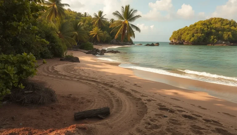 Plage de Clugny Guadeloupe : le guide complet de l&rsquo;anse sauvage entre Sainte-Rose et Deshaies
