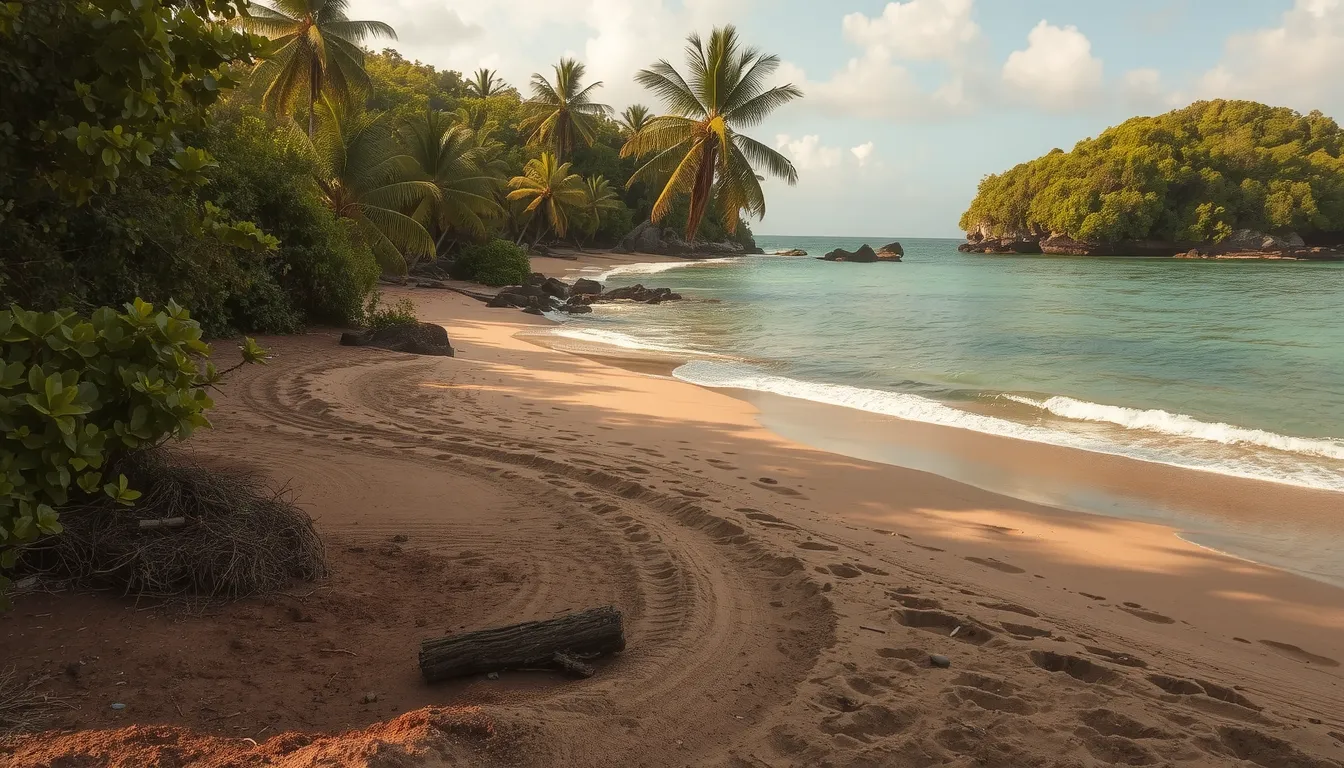 plage de clugny guadeloupe
