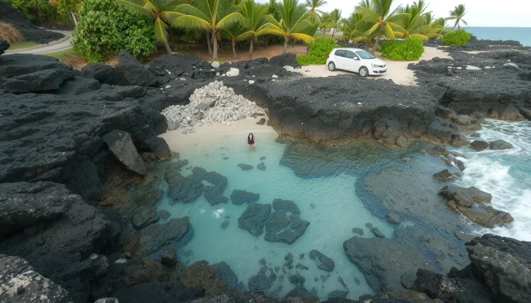 Plage de la Douche à Saint-François : le guide complet pour accéder à ce bassin naturel en Guadeloupe