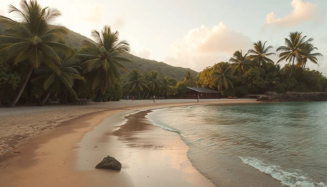 plage grande anse deshaies