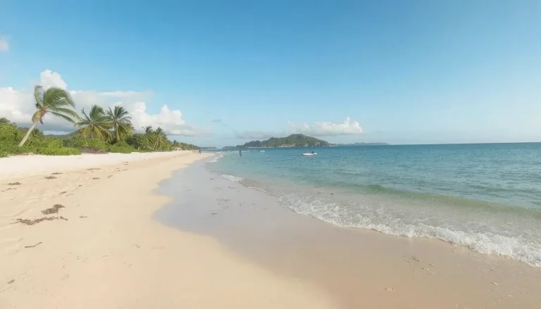Découvrir la Guadeloupe : la plage des Raisins Clairs à Saint-François
